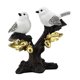 thumbnail image 3 of Estatua de pájaro, estatuilla de pájaro, novedad, modelo de Animal de pájaro, artesanía, adorno de pájaro, figura de pájaro para Micro paisaje, maceta 2 pájaros BLESIY Estatua de pájaros, 3 of 8