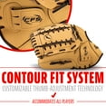 thumbnail image 5 of Franklin Sports Field Master Baseball + Softball Glove, 12 in, Camel Brown, Left Hand Throw, 5 of 7