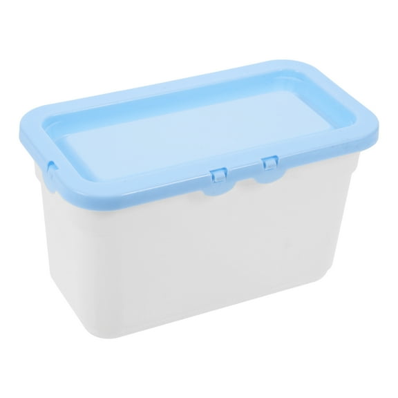 Niceauty Laundry Organizer Jars Storage Box PP Blue Households Minimalist Design 1Pack