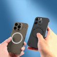 thumbnail image 4 of Hard PC Frameless Magnetic Phone Case For iPhone 14 Pro Max 13 12 11 Pro Mini 15 14 Plus Magsafe Matte Thin Cover, 4 of 5