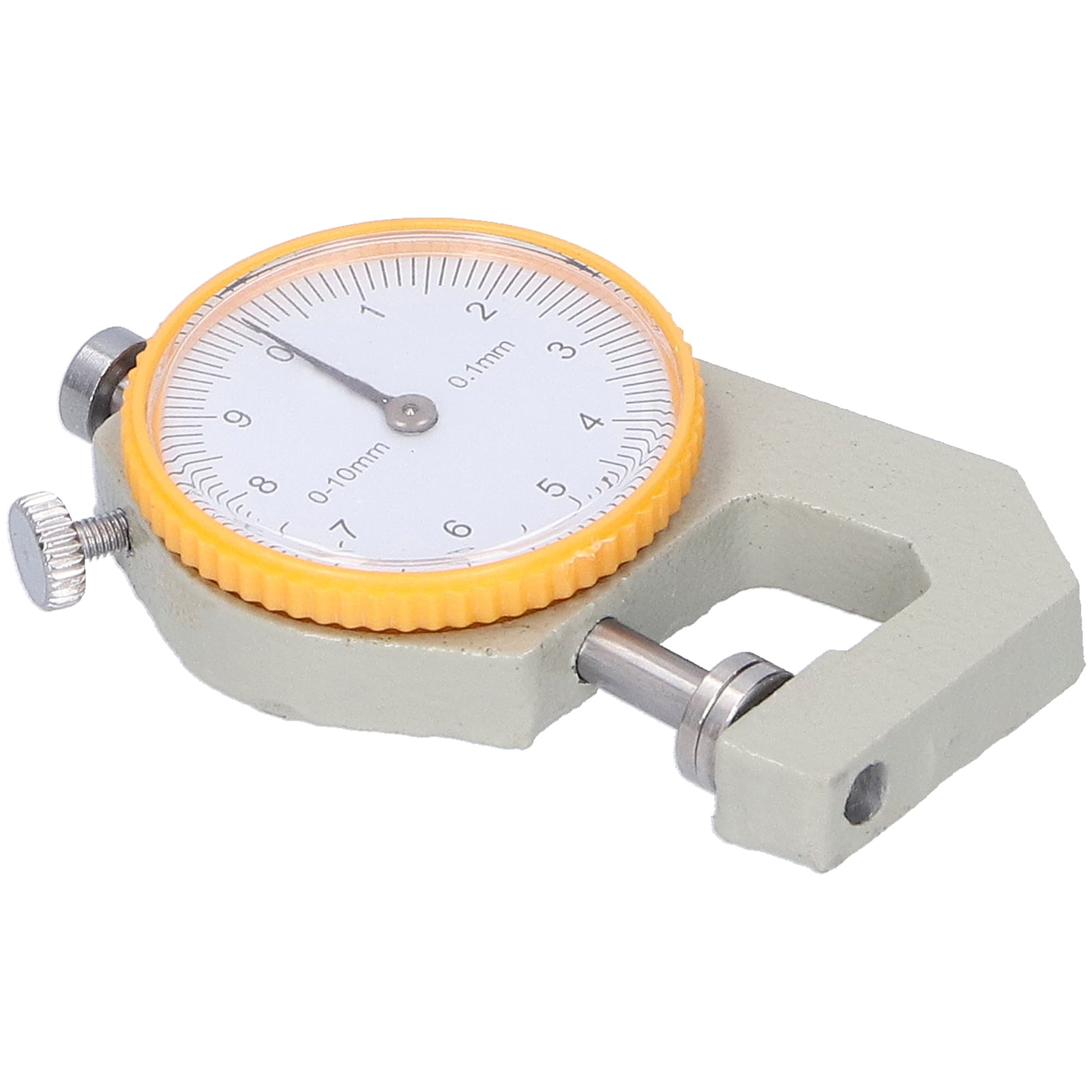 Thickness Gauge, Thickness Meter, Accuracy 0.1 MM Range Measuring Tool Dial Flat Head DIY