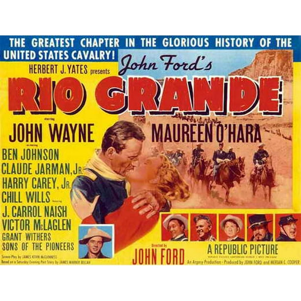 Rio Grande Movie Poster Style B 11 X 17 1950 Walmart Com Walmart Com