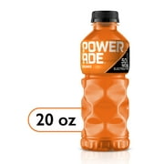 POWERADE Electrolyte Enhanced Orange Sports Drink, 20 fl oz Plastic Bottle