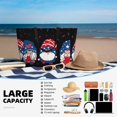thumbnail image 5 of Xecao Gnome Independence Day for versatile beach bag for women includes zipper pockets and waterproof material, ideal for vacations and adventures., 5 of 7