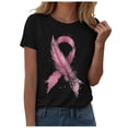 thumbnail image 1 of T-Shirts pour Femmes Été Manches Courtes Hauts Graphiques Mode Décontractée T-Shirts Confortables à Porter Tous les Jours, 1 of 4