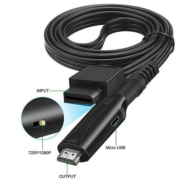 Wii to hdmi HD Converter wii2hdmi wii u game converter 0.8m
