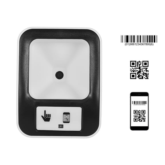 Barcode Scanner,2200 1d/2d/qr Bar Scanner Usb Screen Bar Code Scanner 1d/2d/qr Bar Code 2d Scanner 2200 White Mewmewcat Aibesy