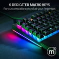 thumbnail image 4 of Teclado mecánico para juegos Razer BlackWidow V4 con interruptores amarillos, 4 of 8