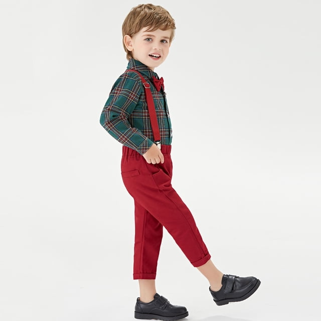 Conjunto Para Bebés, Ropa Para Recién Nacidos, Conjunto De Pantalones Con Tirantes De Manga Larga Para Otoño E Invierno, Ropa De Caballero Con Tirantes Odeerbi LM103-1140