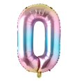 thumbnail image 1 of Balloon Ruinasi, número 0, diseño de arcoíris degradado, 1 m, decoración, 1 of 3