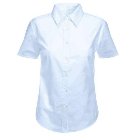 

School Ages Tops Blue Blouse Years Shirt 318 Sleeve White Girls Sky Short Girls Tops