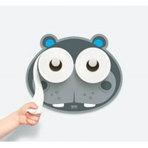 KooKooLoos Potty Training Accessory and Toliet Paper Holder, Hippo