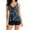 Blue-16, variant on Lopeceal Swimsuit for Women Floral Printed Drawstring Swimwear Two Piece Bathing Suits Tummy Control Sliming High Waisted Suit