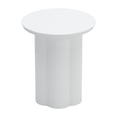 thumbnail image 4 of Kogur Side Table White End Table, Modern Style, Powder Coated Aluminum round shape tabletop, Aluminum, Outdoor Living, 4 of 5