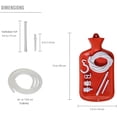 thumbnail image 2 of Rubber Douche / Enema Bag, Hot Water Bottle Combination System Kit for Men and Women, Reusable Colonic Kit Used for Coffee and Water Manual Pressure Enema, 2 of 8
