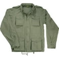 thumbnail image 1 of Rothco Vintage Lightweight M-65 Field Jacket - Sage Green, X-Small, 1 of 2
