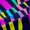 Watercolor, variant on jejeloiu Neon Zebra Texture Black Out Curtains,Zebra Stripes Curtains Pack of 2 (42x63 Each),Colorful Ombre Effects Bedroom Curtains For Ggirls Kids,Luxury Bedroom Decor