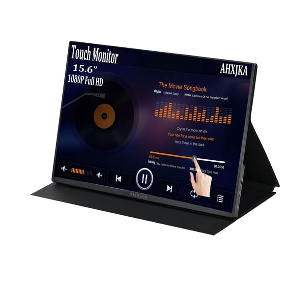 Monitor portátil de viaje con pantalla táctil AHXJKA 15.6" 1080P