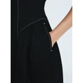 thumbnail image 3 of Free Assembly Women's and Women's Plus Sleeveless Cotton Panel Maxi Dress, Sizes XS- 4X, 3 of 4
