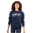thumbnail image 3 of NASA Worm Logo American Space Shuttle Unisex Plus Size Sweatshirt Brisco Brands 5X, 3 of 5