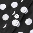 thumbnail image 4 of CEHVOM Men's Polka Dot Printed Long Sleeve Shirt Button Formal Casual Shirt, 4 of 6