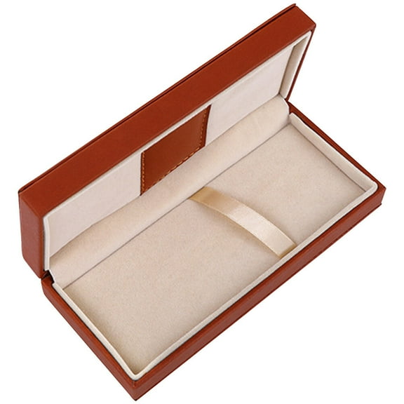 Exquisite Pen Case PU Leather Pen Box Decorative Compact Pen Gift Box Gift Accessory