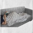 thumbnail image 5 of Fruit Soft Flannel Fleece Throw Blanket, Soft Watermelon Pears Herbs Leaves Feathers Cucumber Juice Shake Apple, Cozy Plush for Indoor and Outdoor Use, 60" x 80", Coral Mint Green White, by Ambesonne, 5 of 5