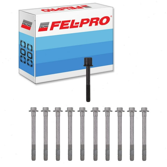 Fel-Pro Cylinder Head Bolt Set compatible with Chevrolet Silverado 1500 5.3L 6.2L V8 2014-2016