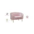 thumbnail image 2 of Meridian Furniture Ritz Pink Velvet Accent Chair, 2 of 8
