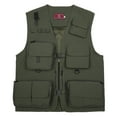 thumbnail image 2 of Fishing Photography Vest Summer Multi Pockets Mesh Jackets Quick, 2 of 7