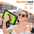 thumbnail image 3 of for Samsung Galaxy Tab A11 Case 8.7 inch, 360 Rotating Shockproof Cover with Stand, Handle, Shoulder Strap (2025, SM-X133/X135), Lime Panel, 3 of 7