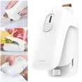 thumbnail image 2 of Mini Bag Sealer, 2025 Upgraded 2 in 1 Bag Sealer Heat Seal with Cutter and with Lanyard, Rechargeable Portable Resealer Machine for Snack Plastic Bags Food Storage Travel, 1.57x2.95 Inch, White, 2 of 9