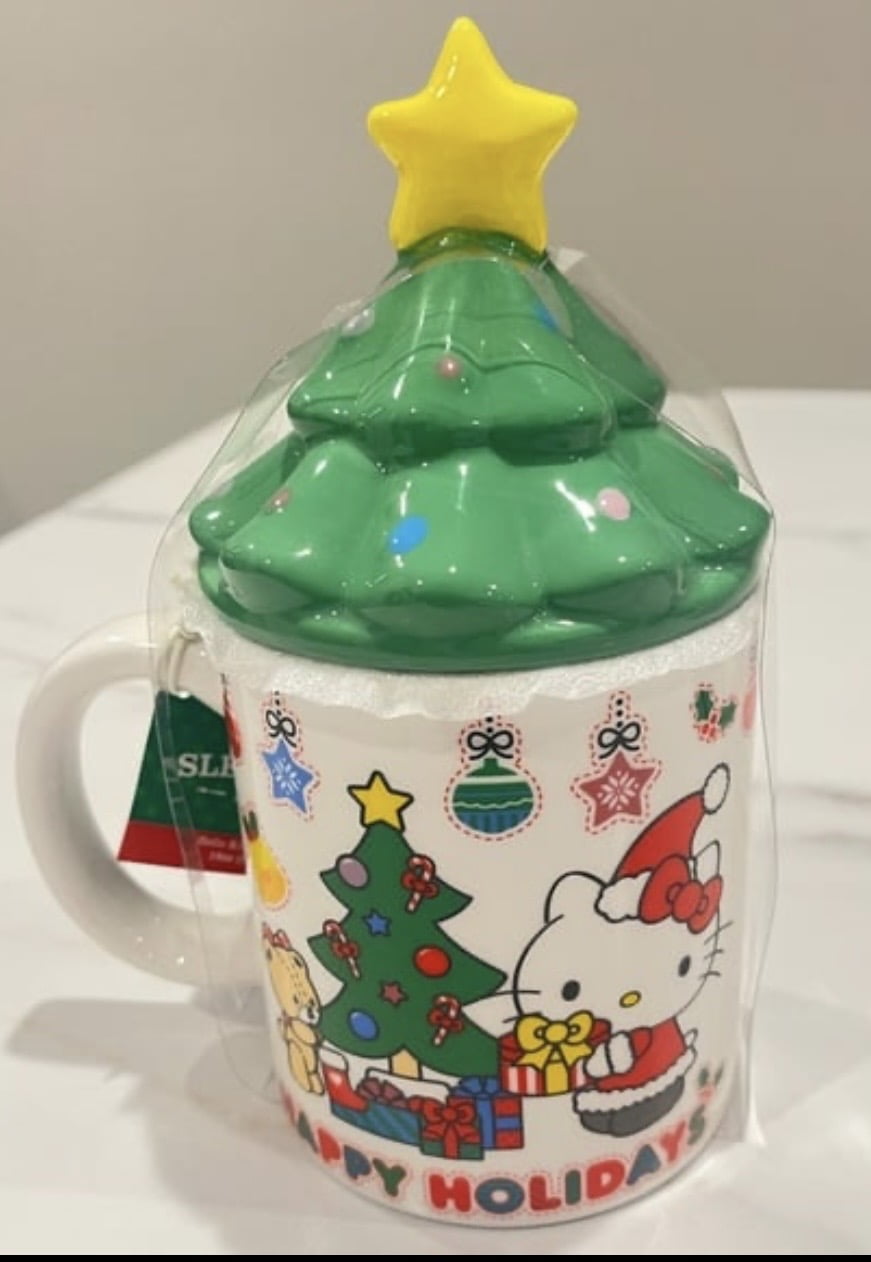 Sanrio Hello Kitty Christmas Tree Topper Mug