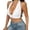 White, variant on Alun Halter Lace Bralette Unpadded Wireless Light Support and Coverage Breathable Bras Gift for Women Elegant Solid Color No Underwire Soft Comfortable Bra Daily Wear White S