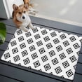 thumbnail image 5 of Black Boho Bathroom Rug Washable 2x3 Entryway Rug Non Slip Modern Tribal Aztec Abstract Geometric Front Door Mat Low Pile Indoor Doormat Throw Floor Carpet for Kitchen Bedroom Entrance, 5 of 8