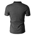 thumbnail image 3 of H2H Mens Casual Slim Fit Polo T-Shirts Button Down Polo Shirt (CMTTS260), 3 of 6