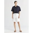 thumbnail image 2 of Free Assembly Women's and Women's Plus Cropped Cotton Eyelet Shirt, Sizes XS-4X, 2 of 4