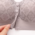 thumbnail image 5 of Sports Bras for Women Front Closure Skin Friendly Comfort Bra For Seniors Wireless Bras, 5 of 6