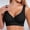 hwj# Black519, variant on Huowey Wireless Bras For Women Wireless Seamless Soft Support Four Three Hooks Adjustable Straits Leisure Activities Yoga Athletic Dailywear Tshirt Everyday Bras,Khaki,L