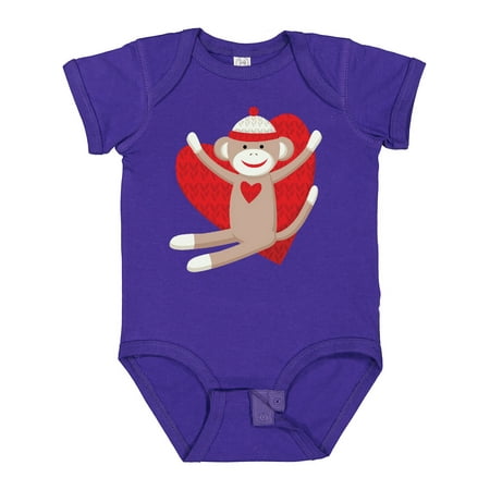 

Inktastic Hug Sock Monkey Gift Baby Boy or Baby Girl Bodysuit