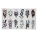 thumbnail image 2 of Pegatinas para tatuajes, 12 piezas de tatuajes temporales, tatuajes falsos a prueba de agua, tatuajes falsos a prueba de agua diseñados para el futuro, 2 of 14