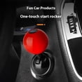 thumbnail image 4 of Wisewang Universal One - Key Shift Knob - Ignition Starter Lever Protector with Metal Easy to Install, Compatible with Models green, 4 of 6