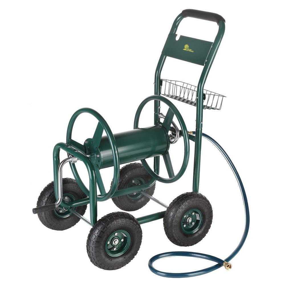 Palm Springs Garden Heavy Duty Water Hose Reel Cart Hold up to 230FT x 5 8 by Palm Springs