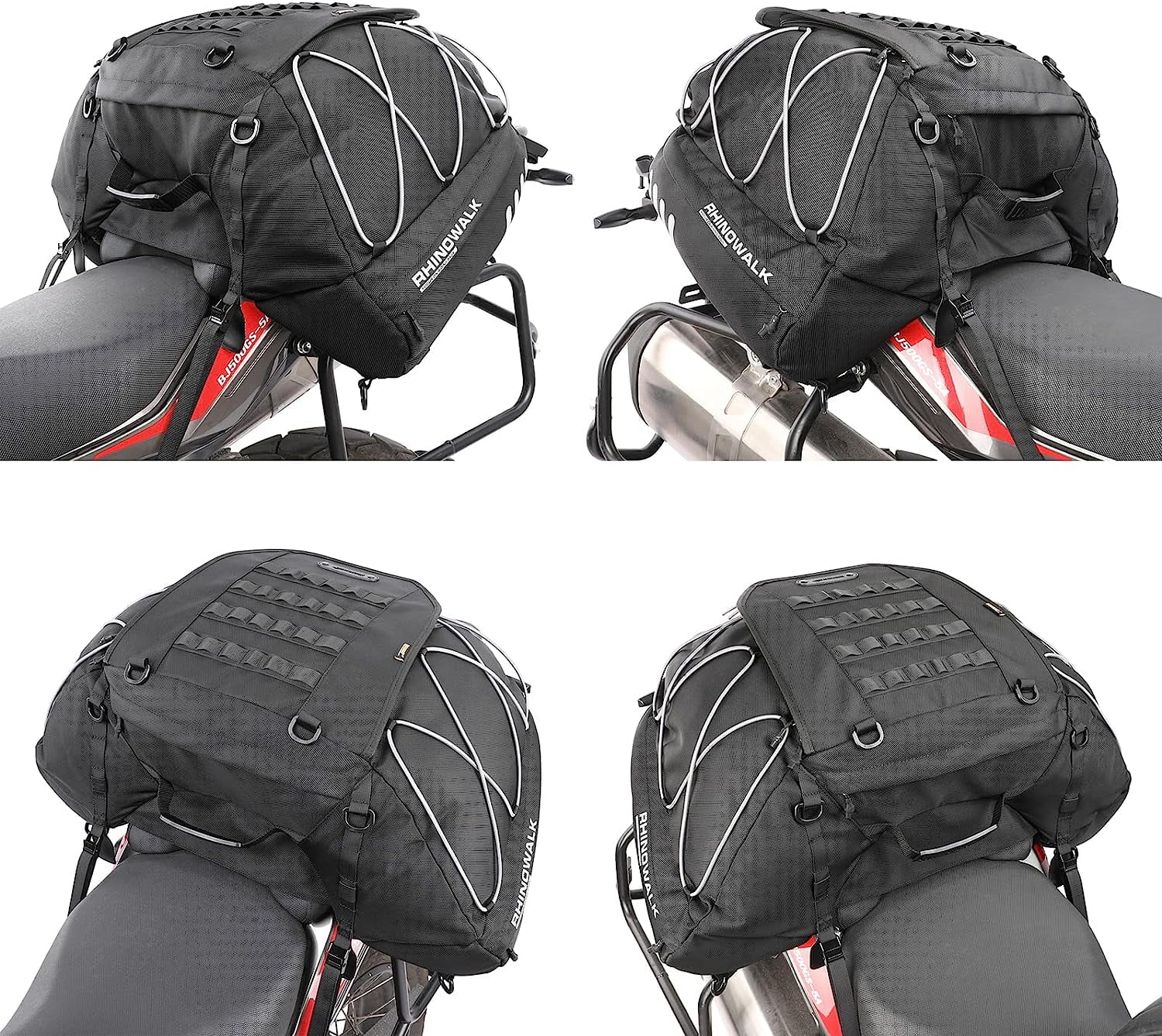 Otorcycle Tail Bag, 40L-60L Expandable Otorcycle Australia | Ubuy
