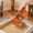 215#Orange, variant on Kitty Litter Shovel With Built In Bin 2 In 1 Poop Scoop Waste Container Odor Lock Quick Sifting Easy Clean Portable Litter Box Tool For Cat Home Travel Cleaning Use