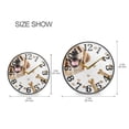thumbnail image 2 of Dog Bones Claws Wall Clock 10 Inch Silent Non Ticking Battery Operated Easy to Read for Kitchen Living Room, 2 of 8