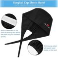 thumbnail image 1 of 6 piezas de gorras bouffant transpirables con lazo ajustable en la espalda, 1 of 4