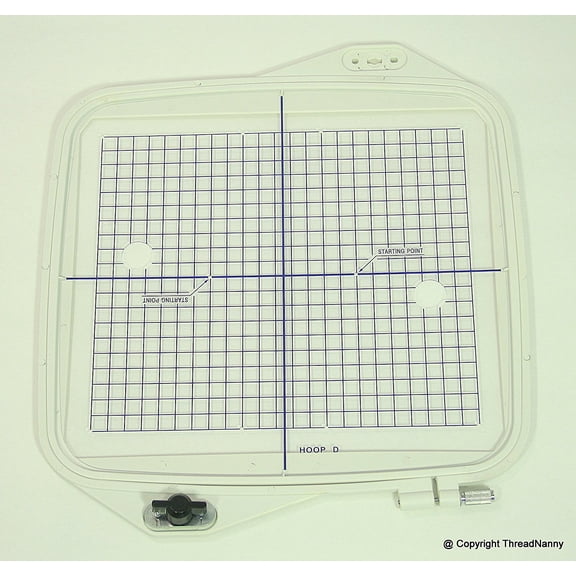 New Janome GIGA Hoop D for Janome Memory Craft Grey Color 300e/350e/9500/9700 1000, 10001 Embroidery Machine from ThreadNanny