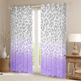 thumbnail image 2 of Homewish Boys Girls Leopard Print Blackout Curtains Set of 2 (52x84 Each),Bling Glitter Window Curtains,Gradient Pink Grey Curtains and Drapes,Microfiber Bedroom Decor, 2 of 6