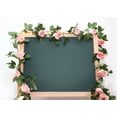 thumbnail image 5 of Manunclaims Flower Garland Fake Rose Vine Artificial Flower Hanging Rose Ivy, DIY Hanging Floral Garland for Home Hotel Office Wedding Party Garden Craft Art Decor, 5 of 8
